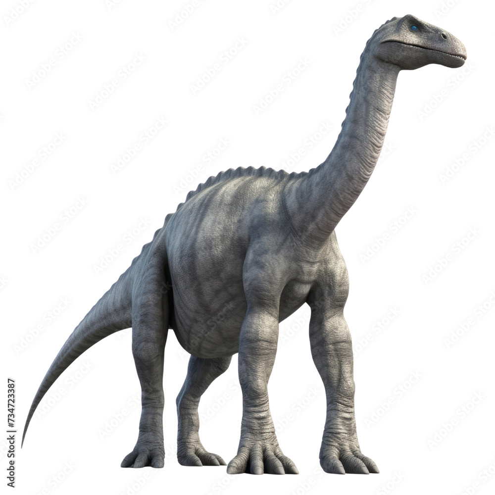 Fototapeta premium Brachiosaurus PNG Cutout, Generative AI