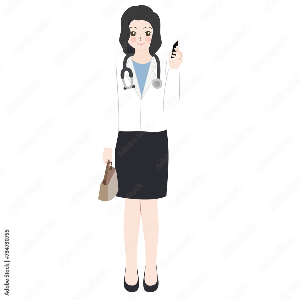 female doctor cartoon female doctor cartoon
