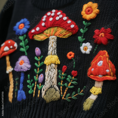 Bright amazing embroidery.