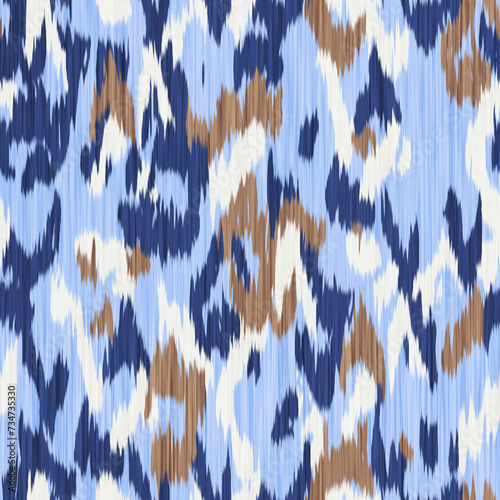 Konstfotografi Seamless ikat pattern