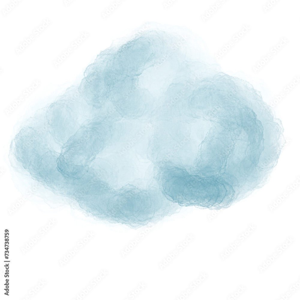 The cloud water color paint png image. The cloud water color paint png image.