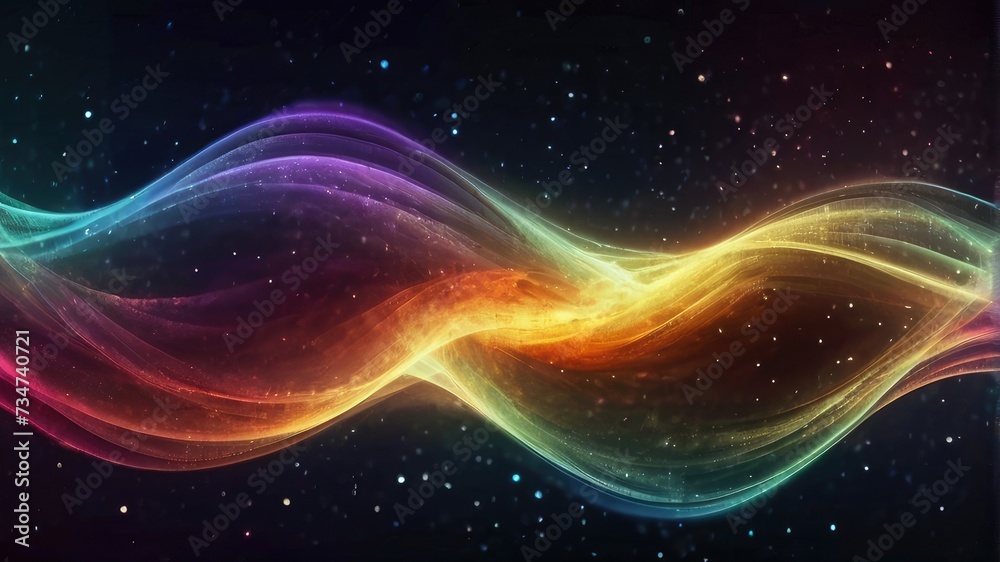 wave space galaxy light background wave space galaxy light background