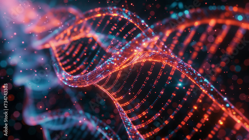 Digital Life Code: Holographic DNA Double Helix