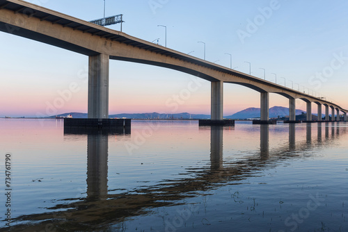 The Benicia-Martinez Bridge, Northbound Span with Mt Diablo in the Background. Solano and Contra Costa Counties, California. © Yuval Helfman