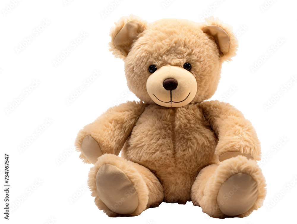 a close up of a teddy bear