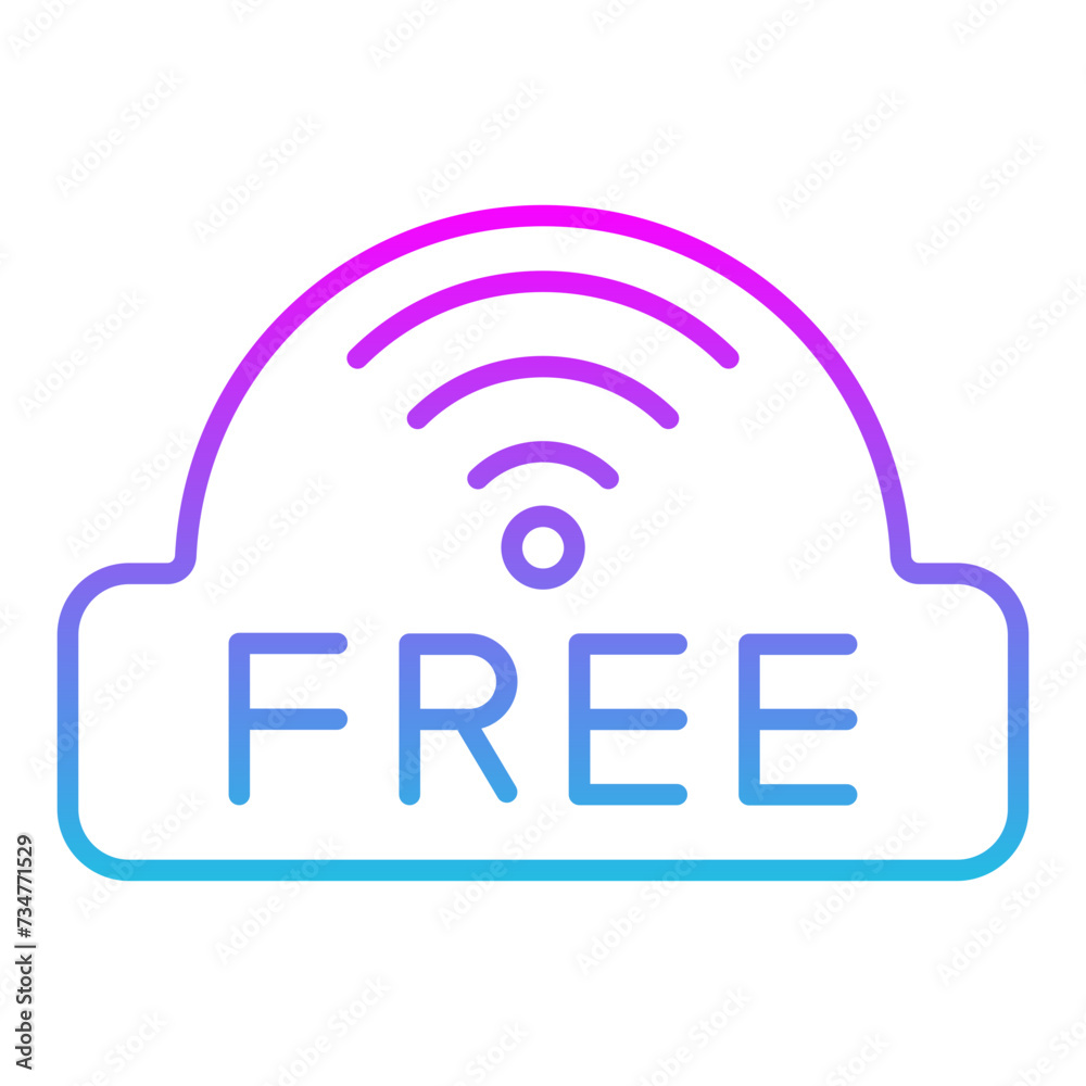 Free wifi Icon Free wifi Icon