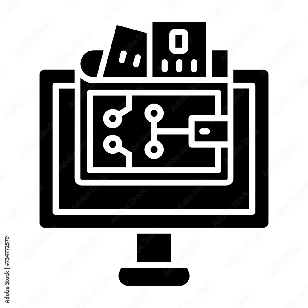 Fototapeta premium Ewallet Icon