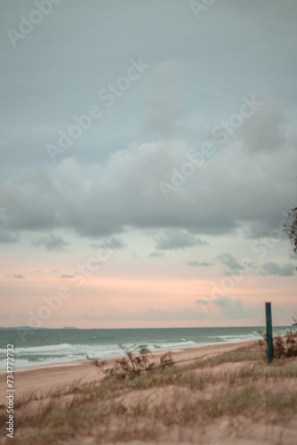 beach at sunset