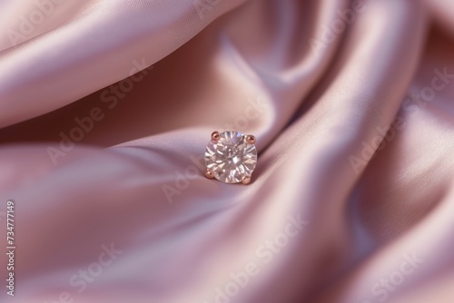 diamond nose stud on dusty rose silk, caught in soft light © Alfazet Chronicles