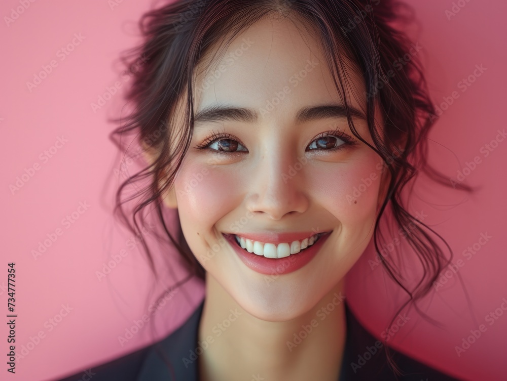 Portrait of beauty smiling Asian businessman with suit in professional studio background Portrait of beauty smiling Asian businessman with suit in professional studio background