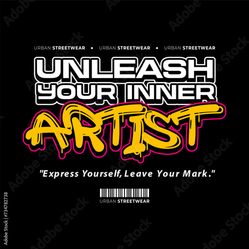 Urban Style Design Aesthetic, Casual Fashion Streetwear, Graffiti Slogan Typography. for screen printing t-shirts, jackets and stickers.