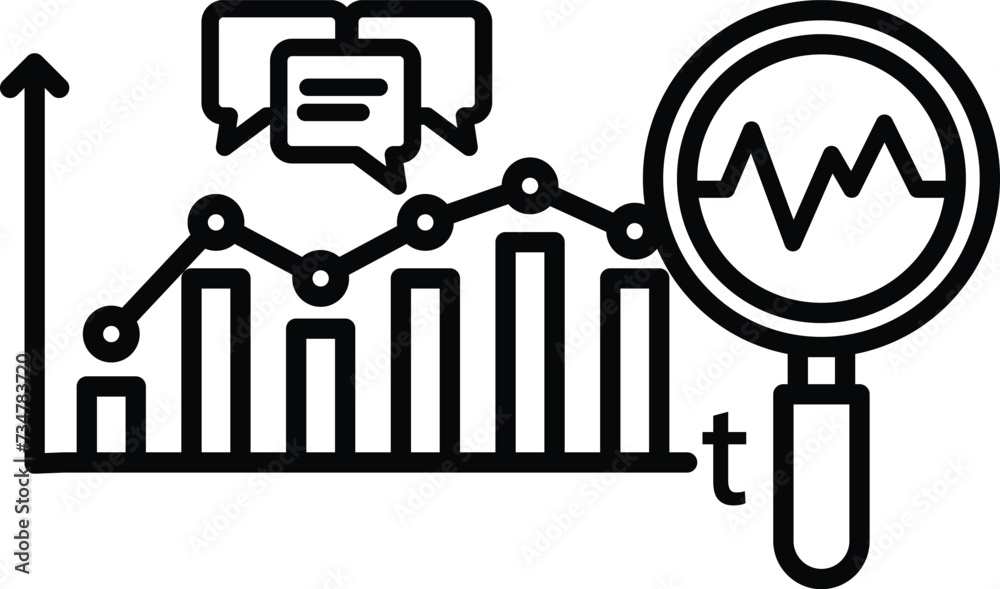 descriptive analytics icon vector sign descriptive analytics icon vector sign