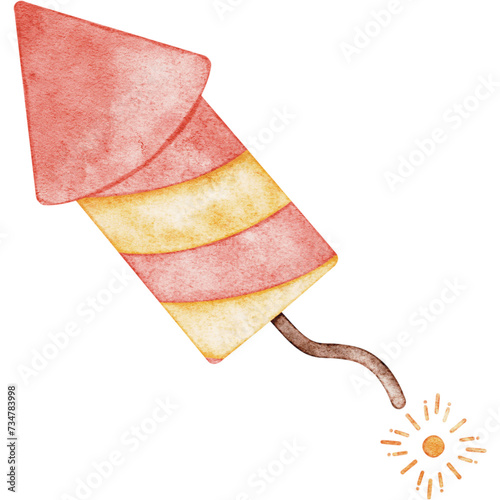 Lunar New Year Watercolor