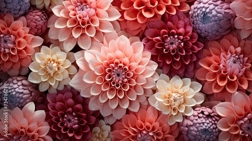 vibrant flowers coral © PikePicture