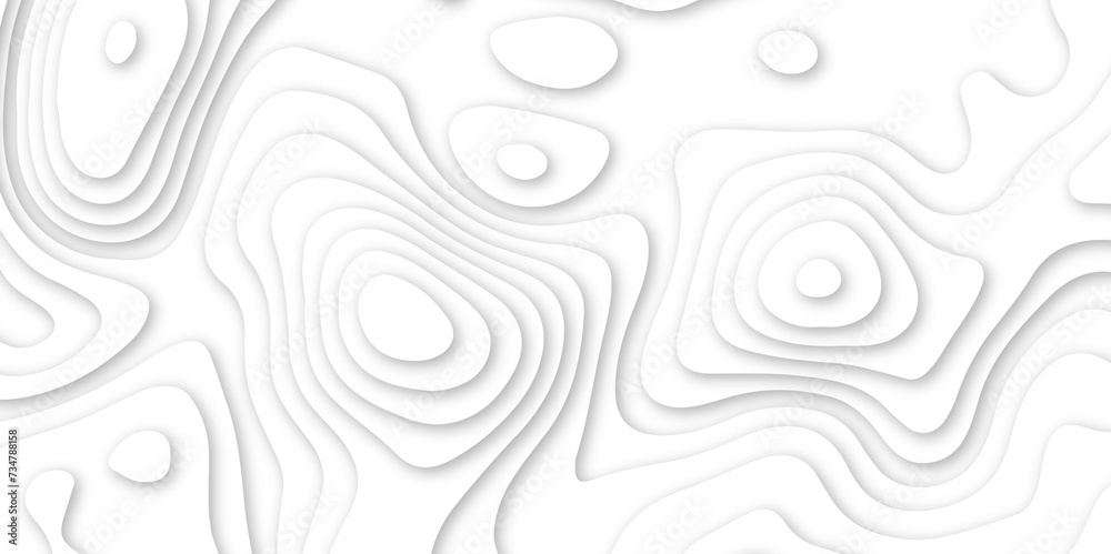 Abstract white wavy line 3d paper cut white background. abstract white background with smooth wavy layers. silver grid map line topography mount contour map . Abstract white wavy line 3d paper cut white background. abstract white background with smooth wavy layers. silver grid map line topography mount contour map .