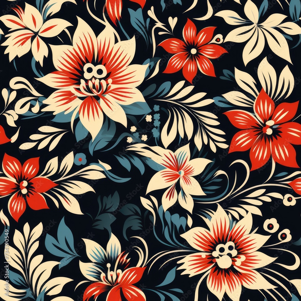 Indonesian Batik Seamless Pattern Indonesian Batik Seamless Pattern