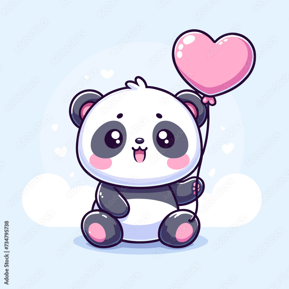 Cute kawaii Panda Cute kawaii Panda