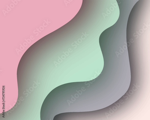 Abstract wave design for templates.