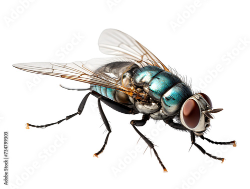 a close up of a fly