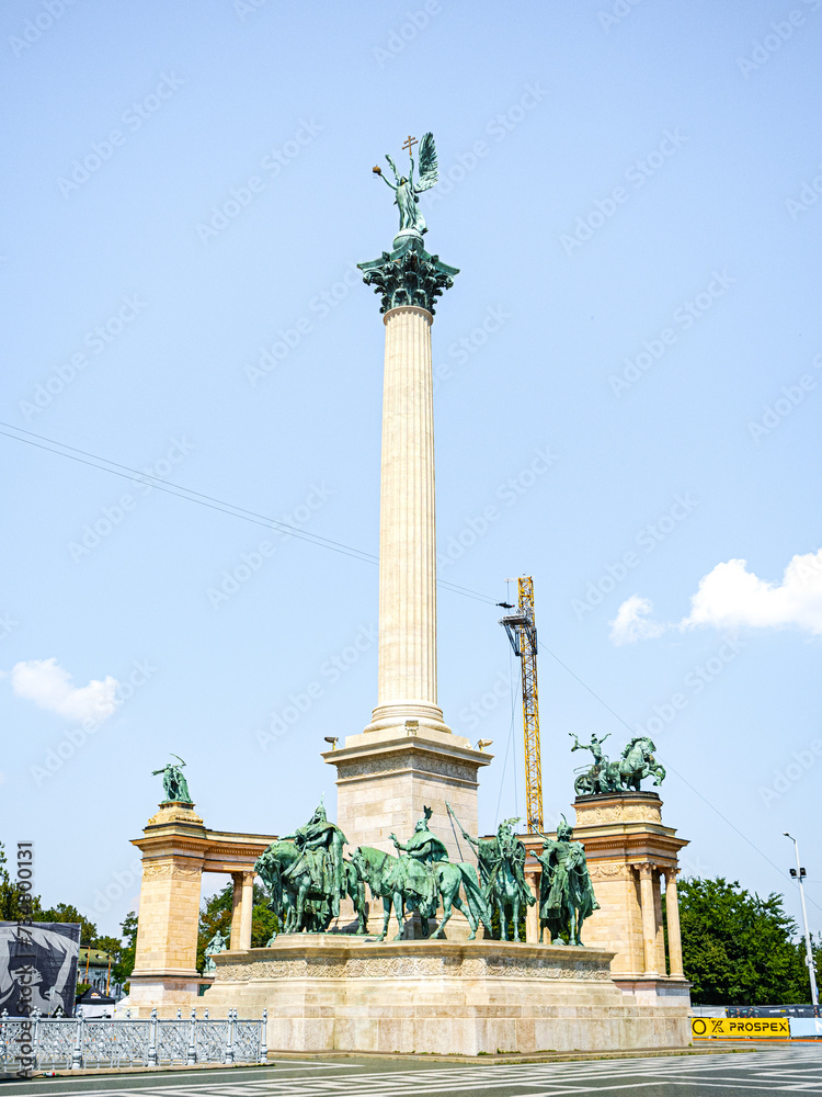 The Heroes' Square in Budapest