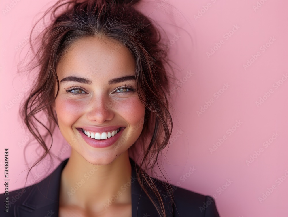 Portrait of beauty smiling caucasian businessman with suit in professional studio background Portrait of beauty smiling caucasian businessman with suit in professional studio background