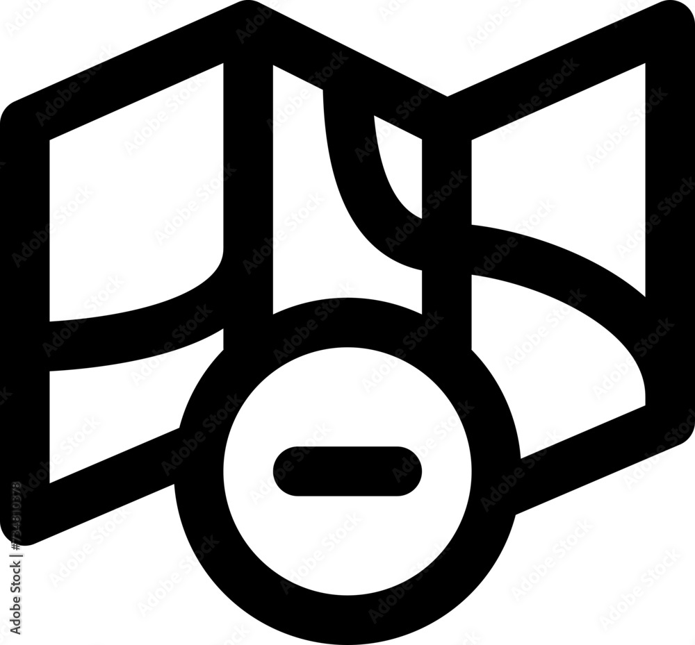 System Maps Icon Explore Maps and Location System Icons Collection Stock Vector | Adobe ...