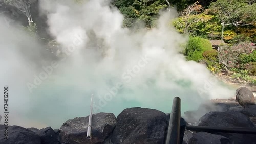 Hot Spring in Japan Beppu Jigoku Meguri
