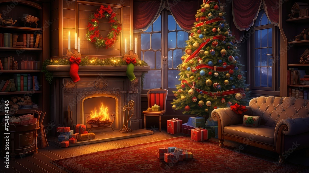 festive happy holidays animation
