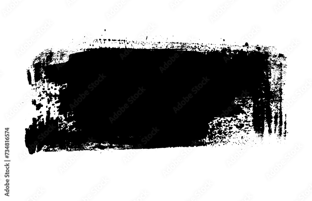 Pinseltextur Hintergrund in schwarz als grunge Vorlage mit Textfreiraum