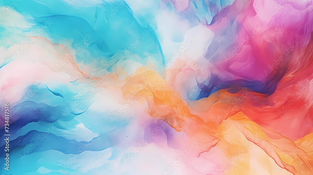 Colorful vibrant Abstract Watercolor Background