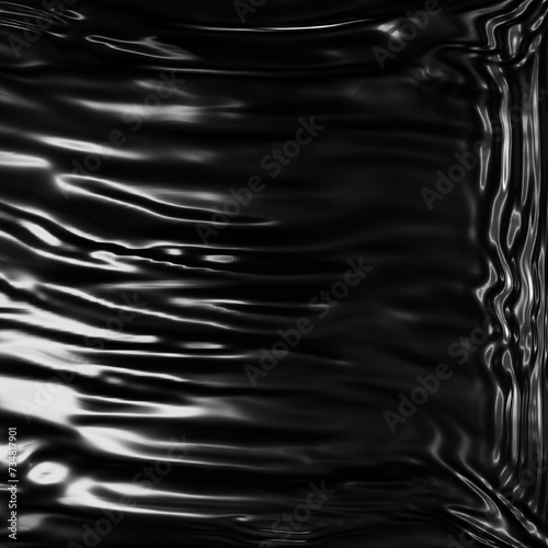 black plastic bag texture, wrap texture on a black background wallpaper, wrinkled plastic pattern for creative and decorative design