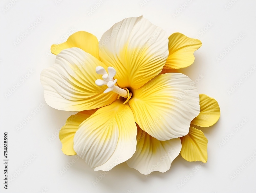 Tiare flower on a white background Tiare flower on a white background