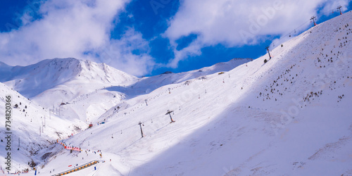Astún Ski Resort, Pirineos Mountains, Huesca, Spain, Europe photo
