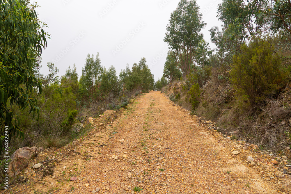 Hiking Trail near Sao Luis in Portugal Hiking Trail near Sao Luis in Portugal