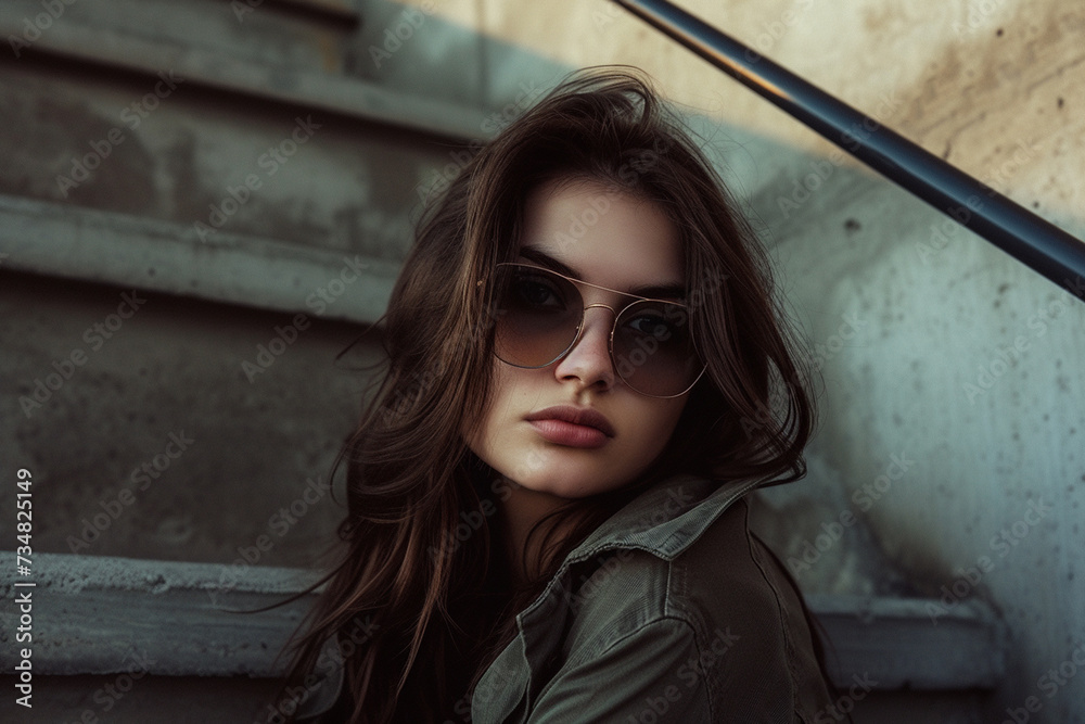 Fototapeta premium Daily lifestyle photography, Outdoor shoot portrait style