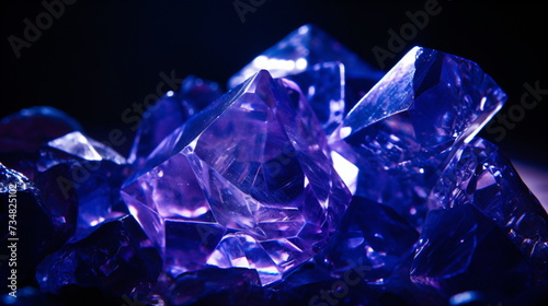 Purple gem stone