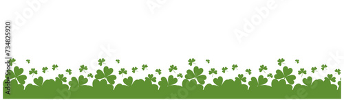 clover background card banner frame card, Paper cut decorations ,border or frame design