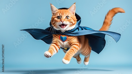 A Super Cat Soars High in a Cape   