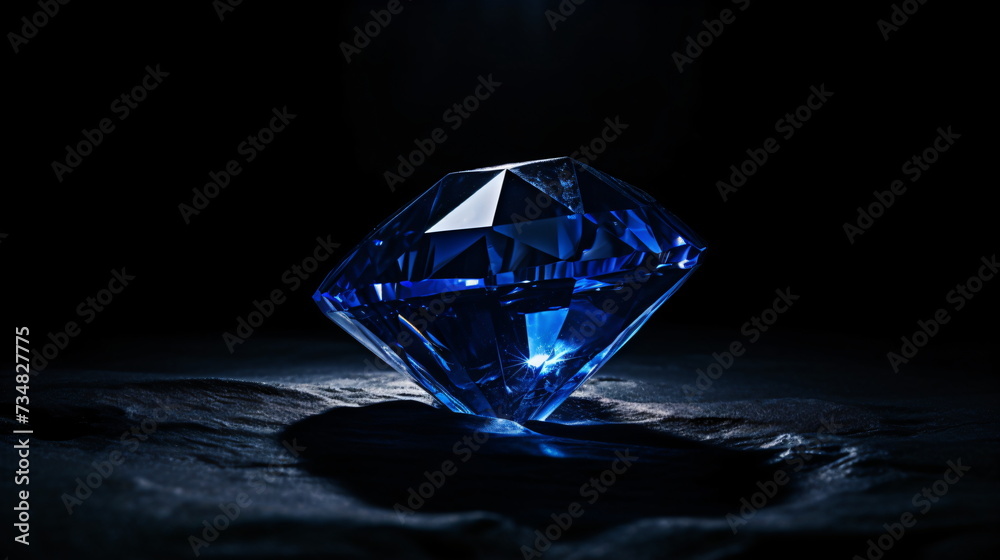 Blue diamond or sapphire Blue diamond or sapphire