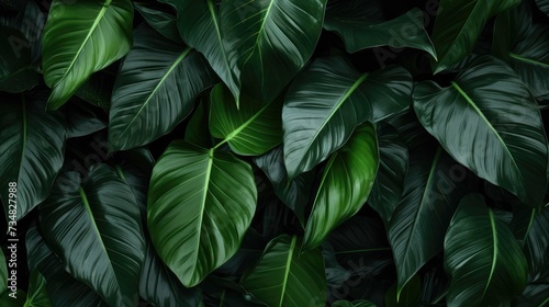 Luxurious Leafy Green Background