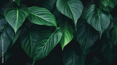 Stylish Dark Green Foliage Repeat