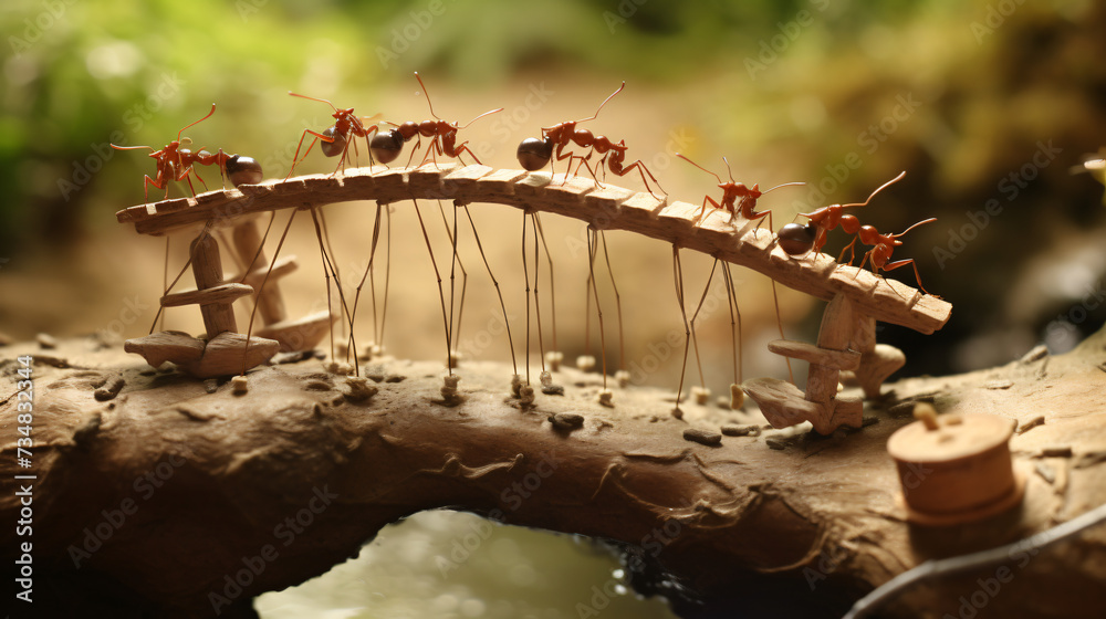 Team of ants