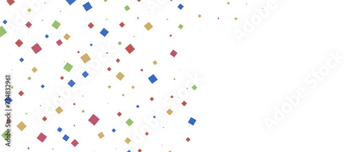 Colorful assorted confetti ...