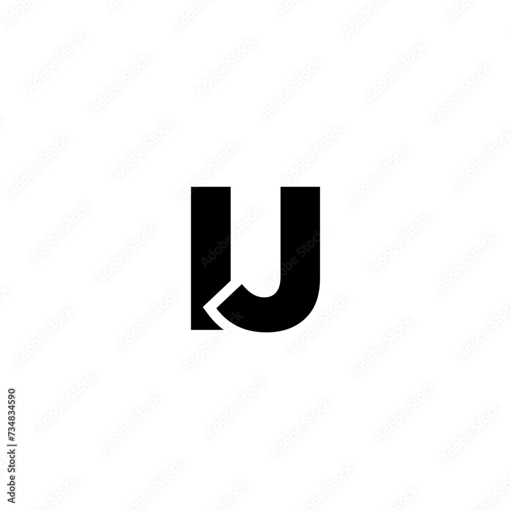 Letter I and J, IJ logo design template. Minimal monogram initial based logotype. Letter I and J, IJ logo design template. Minimal monogram initial based logotype.