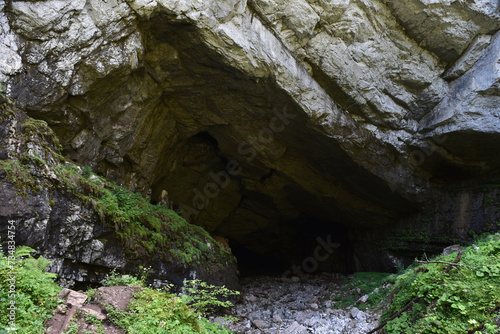 Monumental cave entrance