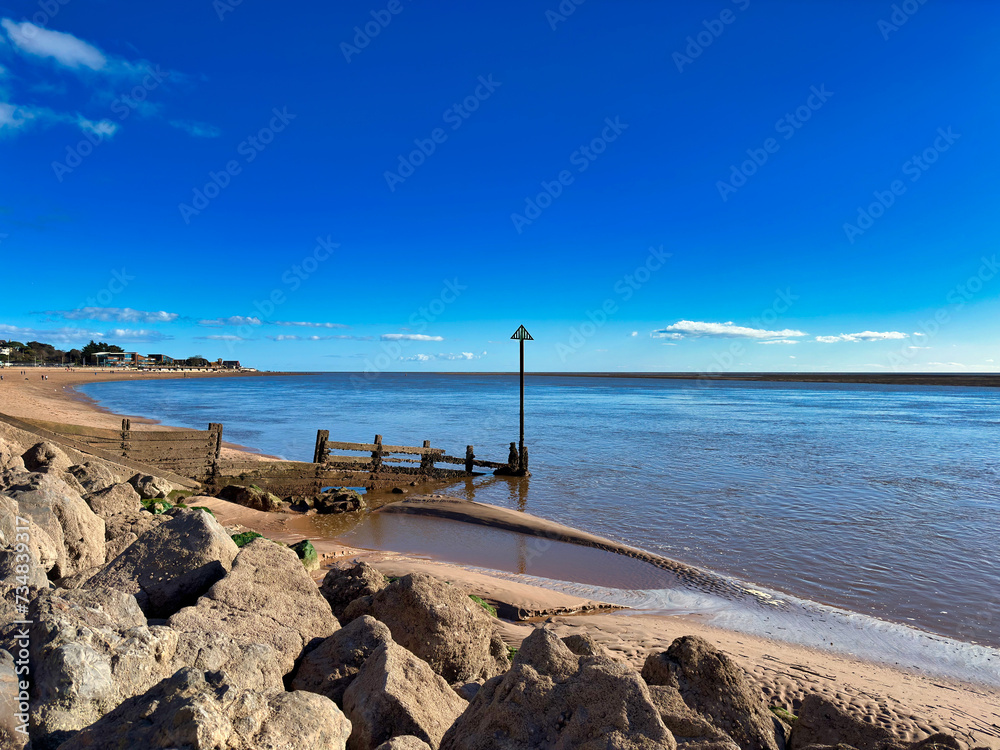 Exmouth beach in East Devon, UK Exmouth beach in East Devon, UK