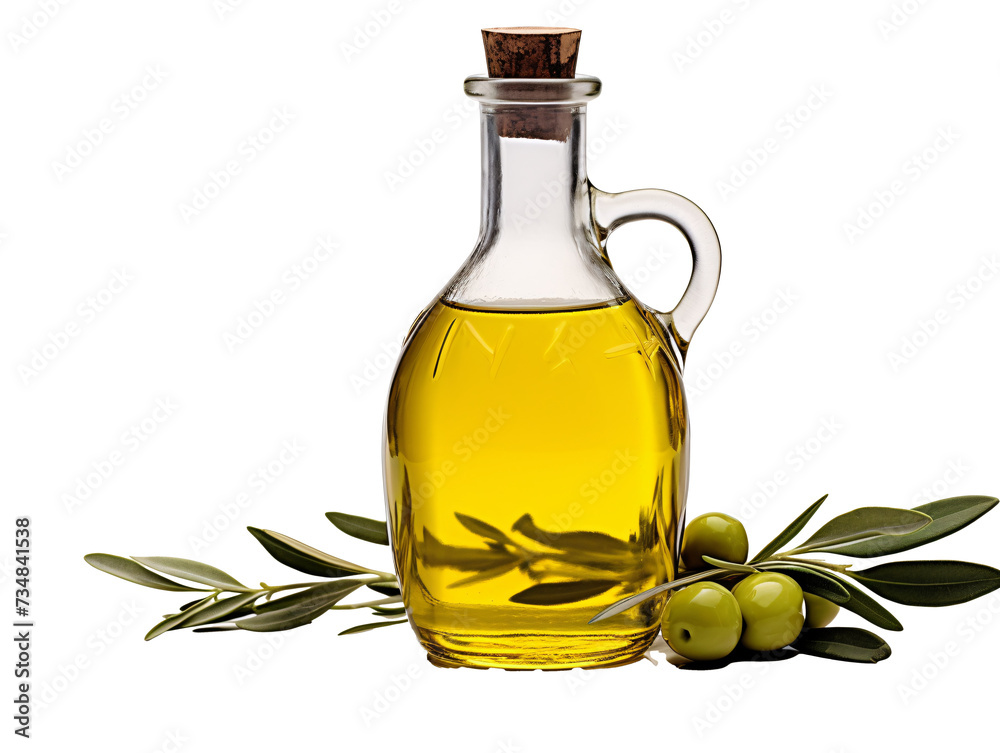 a bottle of olive oil a bottle of olive oil