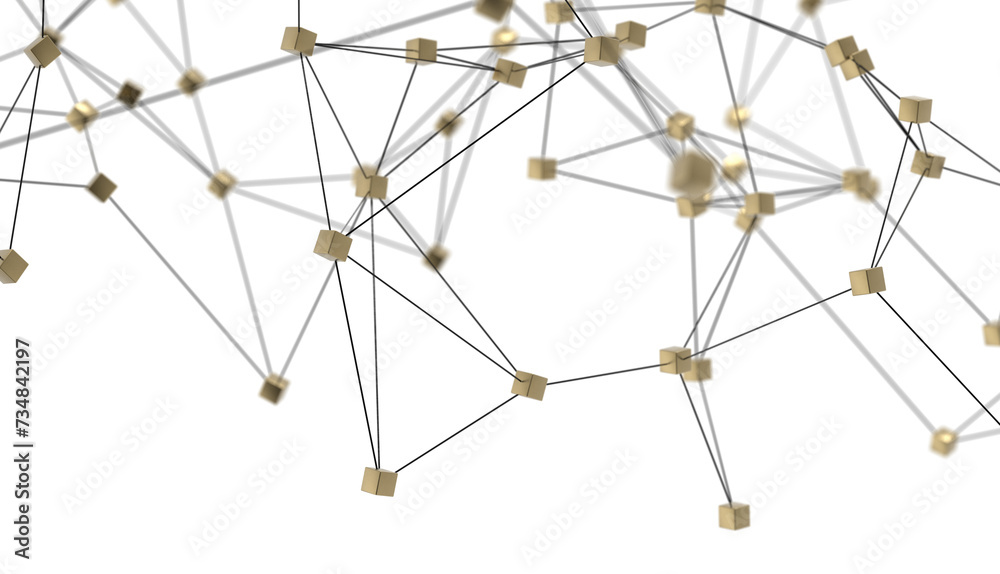 network structure - abstract design connection network structure - abstract design connection