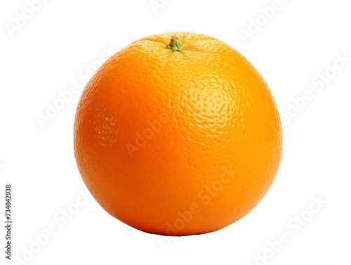 a close up of an orange