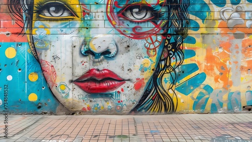 An intricate and colorful s...